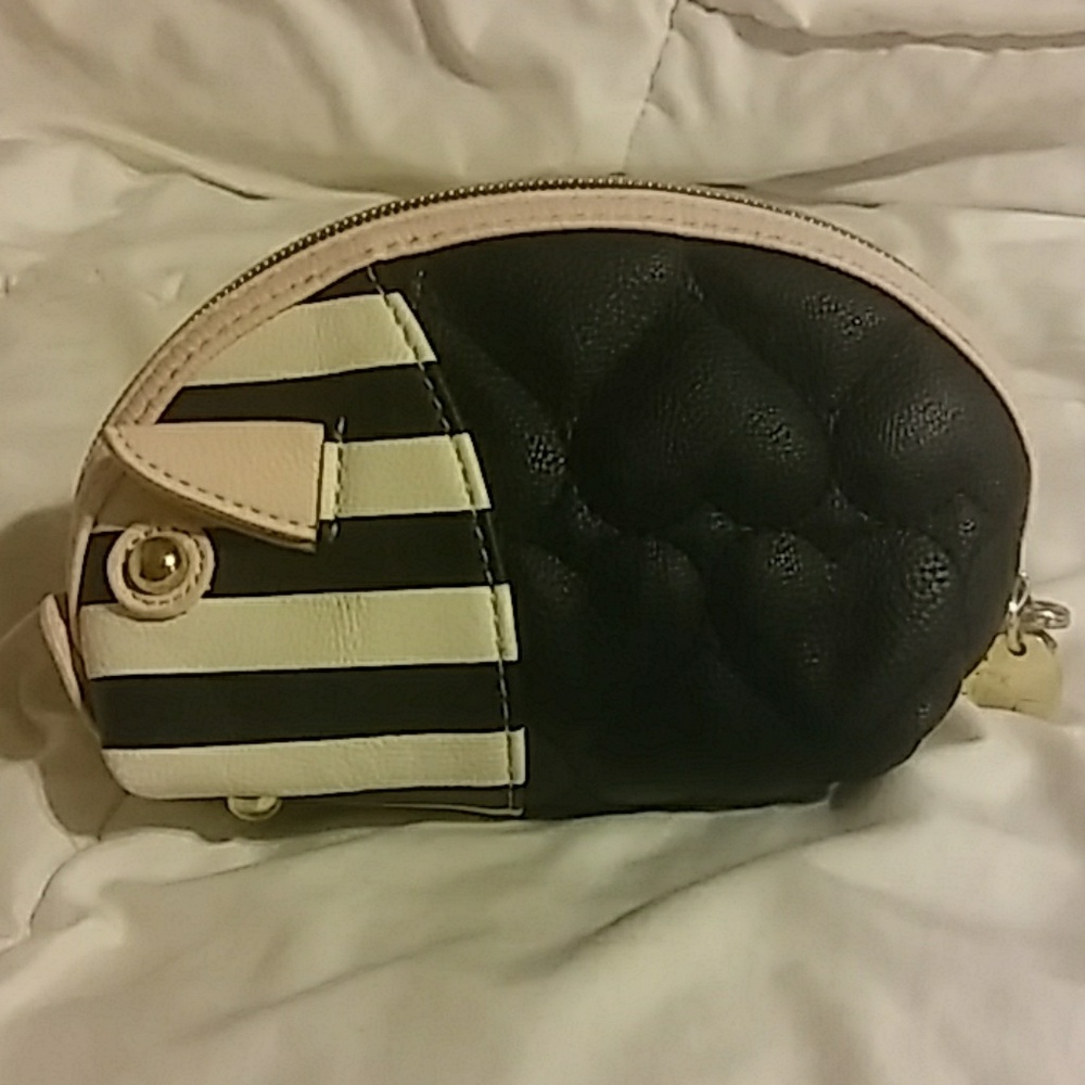 Betsey Johnson pig wristlet
